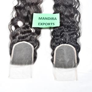 Proveedor mayorista de cabello indio crudo 100% Cabello virgen alineado con cutícula para extensiones de cabello humano no Remy de onda natural larga - Product Image 3