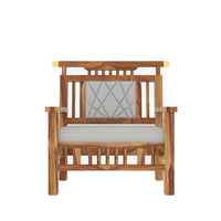 Canapé d'angle extensible en bois de Sheesham massif, moderne et luxueux, personnalisé pour villa, salle à manger, salon, multifonctionnel