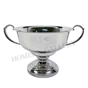 Hoge Kwaliteit Zilver Metaal Aangepaste Ontwerp Trofee Cup Awards Voor Kampioenschap Award Verzilverde Trofee Cup Awards In India