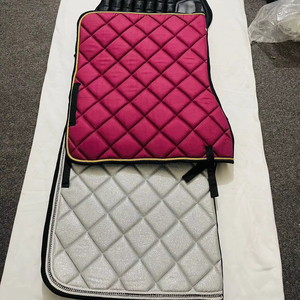 Selle de cheval pour l'équitation anglaise, tissu de selle matelassé en diamant, doux et respirant - Product Image 1