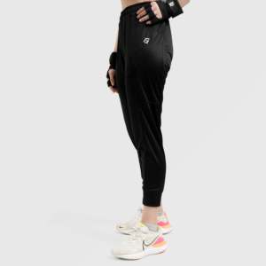 Black High Waist Breathable <b>Harem</b> <b>Pants</b> Strength Bottoms - Product Image 3