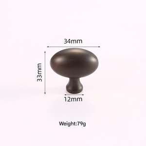 Fleur de glace en laiton antique en laiton massif avec traitement Vintage oeuf de pigeon décoratif planche inférieure armoire meubles portes boutons - Product Image 5