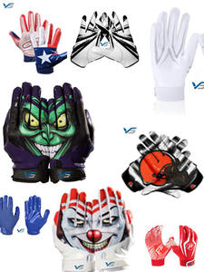 Viga Sports Gants de rugby imprimés sur le visage de haute qualité Gants de football américain Offre Spéciale fabriqués en latex de haute qualité - Product Image 6