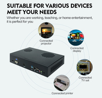 Sharerdp OEM ODM Sistema Barebone Pequeño H610 H510 H470 D100 Nettop Intel Core I3 I5 I7 Computadora de Escritorio Micro Mini Portátil