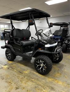 Nuovi carrelli da <span class=keywords><strong>Golf</strong></span> a benzina sollevati 4 posti con motore a corrente alternata 4-7KW carrozzina da <span class=keywords><strong>Golf</strong></span> per <span class=keywords><strong>Golf</strong></span>