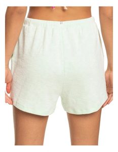 Women's <b>Elasticated</b> Corduroy Casual Shorts with Side Seam Splits Draw <b>Cord</b> Closure and Side Pockets - Product Image 2