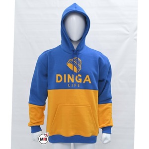 เสื้อมีฮู้ดเสื้อสวมหัวปักลาย3D แฟชั่นสำหรับผู้ชายผ้าฝ้ายนุ่มสองสีดีไซน์แบบมีกระเป๋าสำหรับฤดูหนาว - Product Image 1