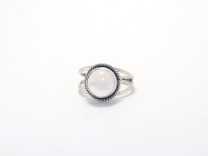 Women's Boho <b>Statement</b> <b>Ring</b> Natural Rose Quartz Gemstone Set in Solid Sterling Silver Wedding Occasion Wholesale - Product Image 3