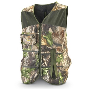 Chaleco de Caza de Camuflaje Realtree con Etiqueta Personalizada, 100% Poliéster, para Disparos Ocultos - Product Image 1