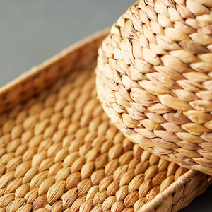 Food Dome Lid <b>Cover</b> Water Hyacinth Dome <b>Cover</b> Pan Lid Woven Lid <b>Table</b> Basket Food <b>Cover</b> with Wooden Beads for Bread, Cake - Product Image 6