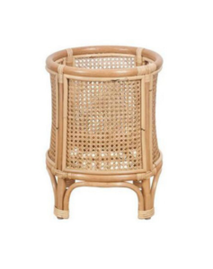 Soporte de planta de ratán tejido a mano con diseño Art Deco para hogar y jardín para hoteles - Product Image 4