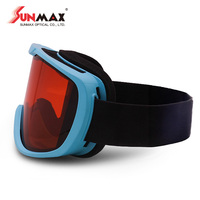 Gafas de Esquí con Lente Cilíndrica, Marco de TPU y Lente de Policarbonato, Ligeras, Cómodas y Ecológicas