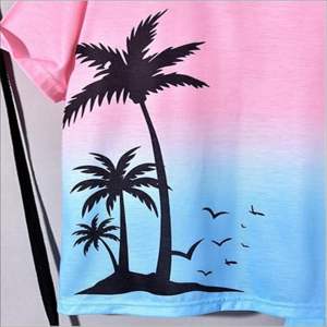 Conjunto Deportivo de Verano para Hombre, Dos Piezas, Transpirable, Camiseta de Manga Corta con Cuello Redondo y Pantalones Cortos a Juego, para Correr y Entrenar - Product Image 3