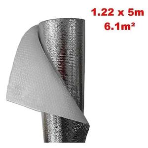 Isolation thermique en aluminium à bulles, MXBLD-002, 1,22x5m, 10mm, -51 à 82°C, Métallisé 0,1mm, Micro cellules 10mm, Métallisé 0,1mm - Product Image 2