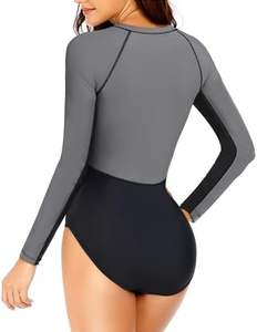 Mono personalizado de alta elasticidad para mujer, transpirable, suave, de una pieza, de secado rápido, informal - Product Image 2