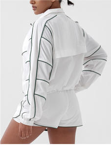 Chaquetas de Gimnasio Impermeables de Poliéster y Nailon Personalizadas con Cierre, Pantalones Cortos Deportivos para Correr, Conjunto para Trotar, Chaqueta Cortavientos de Secado Rápido, Trajes Deportivos - Product Image 2