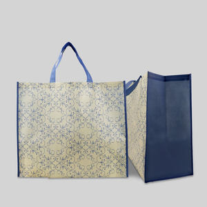 Custom Logo 100gsm Rpet Reusable Durable Eco Friendly Non Woven Large Grocery Tote Shopping Bags - Product Image 3