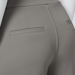 Pantalones Casuales de Oficina para Mujer, Corte Recto, Transpirables, de Otoño, Frente Plano, Alta Calidad, Cintura Alta, Cierre de Botones, 2025 - Product Image 5