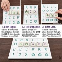 Planche d'entraînement Mahjong imprimée en 3D pour l'auto-apprentissage avec guide RLO Charleston, aide à l'apprentissage à 24 emplacements pour la maîtrise de 26 nouveaux modèles de cartes