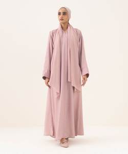 2025 New Eid Abaya Designs Georgette/Nida Fabric Anti-Wrinkle Kimono Abaya Dresses Women Muslim Modest <b>Islamic</b> <b>Clothing</b> - Product Image 5