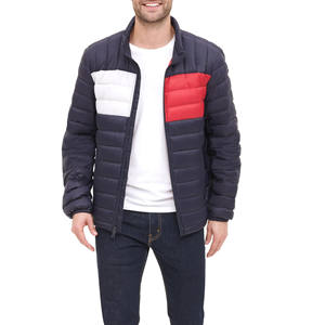 Veste matelassée de haute qualité OEM pour hommes, chaude, hiver, grande taille, fermeture éclair intégrale, veste en duvet à bulles, logo personnalisé, vestes pour hommes - Product Image 5