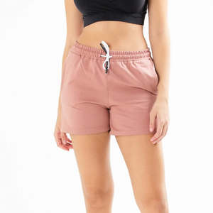 Short de sport en coton pour femmes Offre Spéciale été nouveau Style couleur unie Jogging cordon taille vêtements décontractés motif décoration - Product Image 3