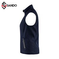 Veste sans manches matelassée en peau de mouton camouflage réversible pour femme, coupe-vent softshell imperméable, vente en gros, OEM