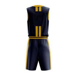 ชุดบาสเก็ตบอลแบบยูนิเซ็กซ์ ดีไซน์ล่าสุด สีพื้น ไซส์ใหญ่ ระบายอากาศ ป้องกันรังสียูวี แห้งเร็ว MOQ ต่ำ รับสกรีนชื่อทีม - Product Image 5