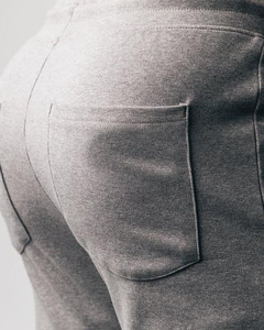 Short de sport pour hommes de haute qualité 100% coton motif solide Logo personnalisé imprimé techniques teintes unies avec poches à glissière approvisionnement OEM - Product Image 4