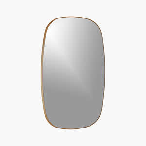 Espejo de pared de plata moderno PREMIUM para decoración de sala de estar o dormitorio que ofrece una plata elegante y contemporánea - Product Image 1