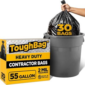 ToughBag Heavy Duty Drawstring Garbage <b>Bags</b> – Tear Resistant & Leakproof - Product Image 6