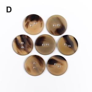 Boutons en corne de buffle naturelle, finition colorée, pour accessoires vestimentaires, haute qualité - Product Image 6