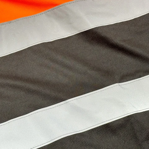 Hot Selling Men's Short Sleeve Workwear Security Polo <b>Shirt</b> Cheap Two-Tone <b>T</b>-<b>Shirt</b> with Reflective Stripes for Summer Use - Product Image 6