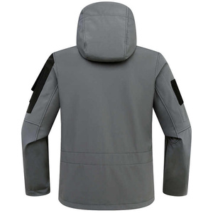 Gabardina gruesa y cálida para otoño e invierno, chaqueta táctica para hombre, abrigo deportivo informal holgado impermeable de gran tamaño para hombre, abrigo de talla grande para el otoño e invierno - Product Image 6