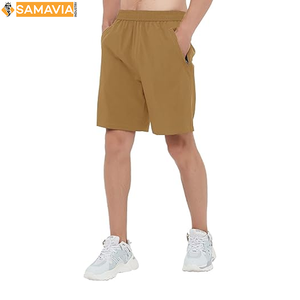 Short de sport personnalisé pour hommes Short en maille à séchage rapide avec cordon de serrage à la taille pour la course à pied - Product Image 3