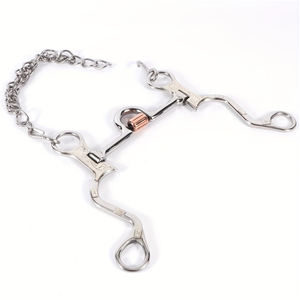 Mors de cheval en acier inoxydable entièrement personnalisé, embout Mullen, double action, contrôle de la pression, distribution uniforme, service OEM/ODM - Product Image 1