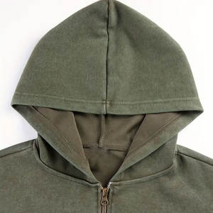 Sweat à capuche délavé à l'acide pour hommes, coupe ajustée, meilleure qualité, qualité supérieure, qualité supérieure, prix de gros - Product Image 3