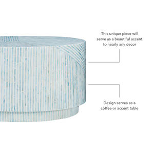 โต๊ะกาแฟรักษ์โลก ประดับมุก ดีไซน์ผสมผสานแบบโมเดิร์นและดั้งเดิม สำหรับเฟอร์นิเจอร์ห้องนั่งเล่น - Product Image 4