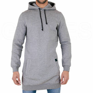 Nouveaux sweats à capuche pour hommes, mode automne-hiver, 100% coton biologique, écologiques, fermeture éclair, manches régulières, coupe ample, vêtements de rue, OEM personnalisé - Product Image 4