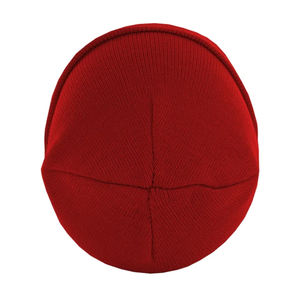 Gorro cálido de ganchillo tejido de fábrica directo, gorro de invierno deportivo con etiqueta tejida, 100% algodón a cuadros, colores personalizados, Unisex - Product Image 3