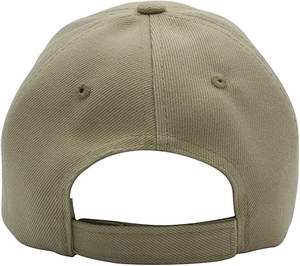 Casquette de baseball structurée à 5 panneaux en toile polyester/coton, imperméable, respirante, gaufrée, avec logo personnalisé, vente en gros d'usine - Product Image 6