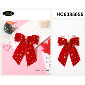 Barrette à cheveux Lade Sweet Bow 5 cm en tissu polyester, ruban, décoration pour cheveux pour femmes, usage quotidien - Product Image 4