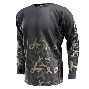 Camiseta de Paintball de Malla de Alta Calidad, Personalizada, Elegante y de Secado Rápido, Camisetas para Hombre - Product Image 1