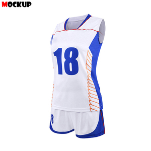 Wholesale Custom Design Purple Volleyball Jersey Designs Printed Volleyball Jersey Men Women <b>Fabric</b> Sports Jersey Shorts Set - Product Image 5