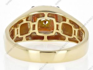 Anillo de Plata de Ley 925 con Ametrina Natural de 2.50 Quilates, Corte Cojín Clásico para Hombre, Engaste de Garras, Diseño Audaz con Gema - Product Image 4