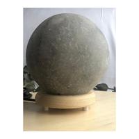 Lampe de sel globe élégante blanc-gris 4 kg, taille unique, pour tables basses et décoration de meubles de salon