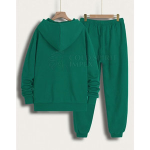 ชุดวอร์มผ้าฝ้ายสลิมฟิตสำหรับผู้ชายเสื้อผ้าคุณภาพสูงลายพื้นหนาสำหรับฤดูหนาวผลิตตามสั่ง - Product Image 2