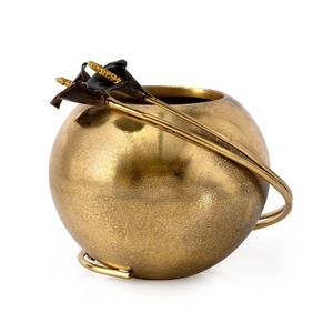 Bol de service à dessert en laiton de conception la plus récente bol de service de dates de forme ronde de qualité exclusive pour une utilisation de fête de mariage - Product Image 6