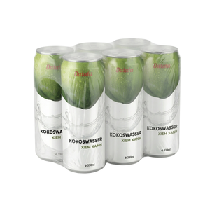 เครื่องดื่มอันดับต้นๆ น้ำมะพร้าวแท้ 330 มล. ยี่ห้อ XIEM 100% สดชื่นจากเวียดนาม สำหรับ OEM ODM - Product Image 5