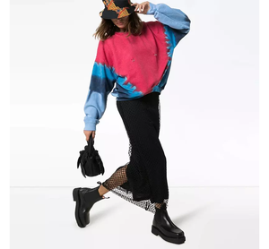 Impression personnalisée, design uni, streetwear d'hiver, séchage rapide, respirant, épaules tombantes, décontracté, surdimensionné, manches régulières pour femmes - Product Image 3